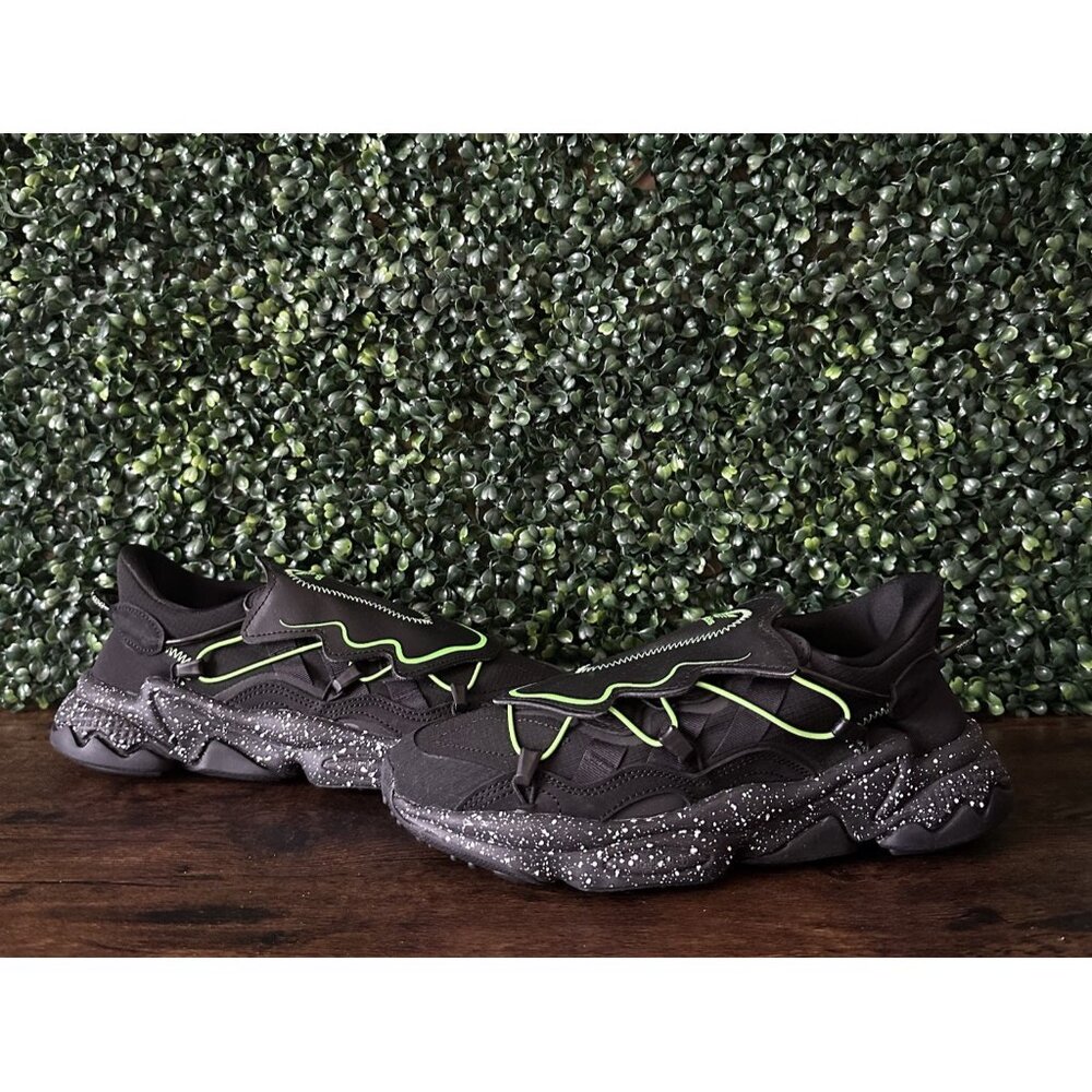 adidas Ozweego Women Size 8.5 Black Athletic Shoes FZ1955 Sneakers Casual